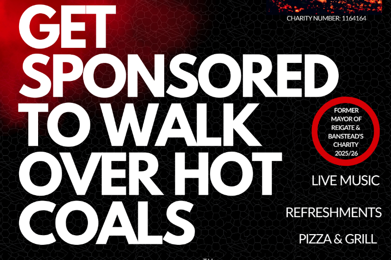 Walk over Hot Coals for Home-Start East Surrey